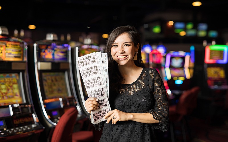 Female Bingo Player