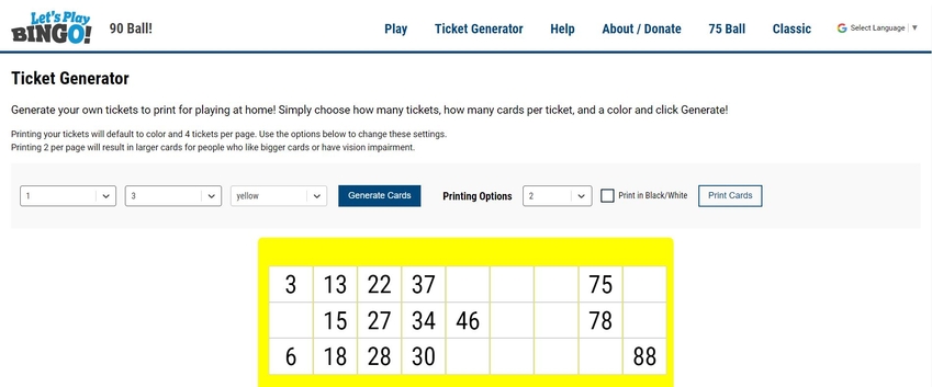How to Print Bingo Tickets