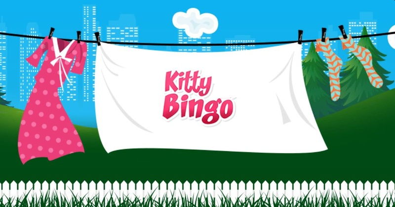 kitty bingo washing line