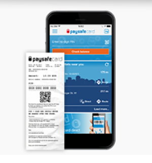 paysafecard app screenshot