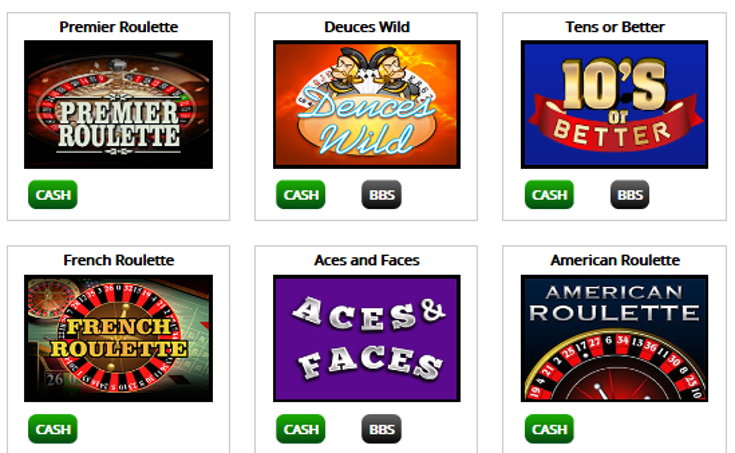 Buttercup Bingo games screenshot