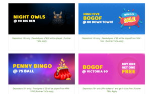 Buttercup Bingo promotional page screenshot