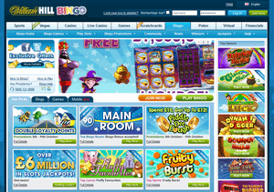William Hill Bingo website homepage