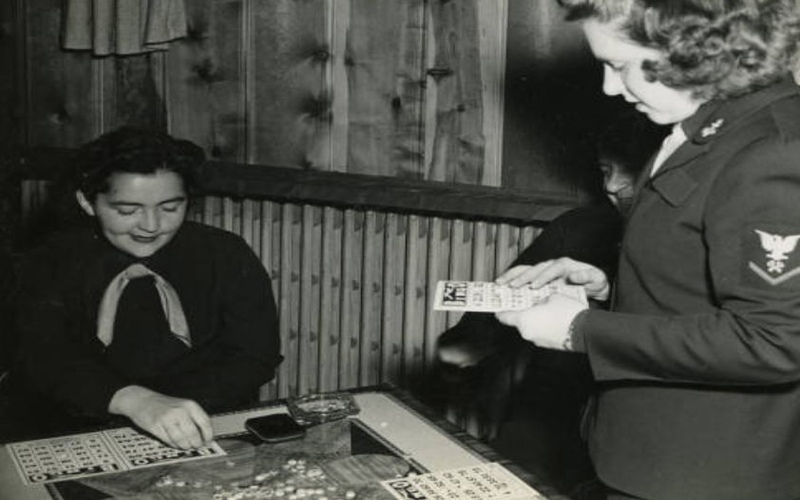 Women Play Bingo During the War